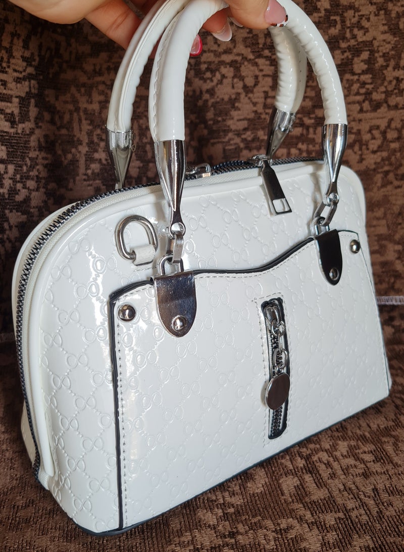 نو برانديد شنطة يد جلد نسائية فاخرة – تصميم أنيق بلمسة عصرية مثالية للعمل والسفر - Image 4