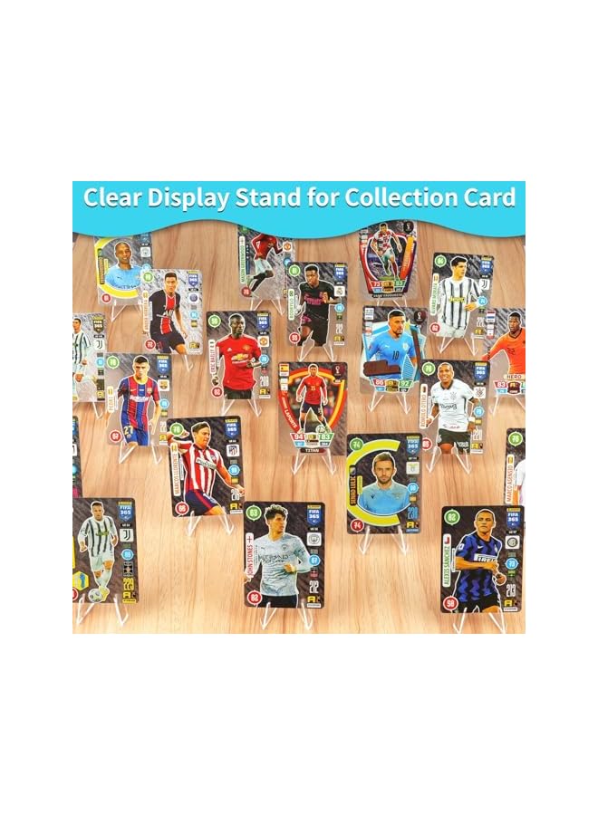 The Bros Card Display Stand, 20 Pack Small Easel Stand, Acrylic Picture Holder Stands, for Challenge Coin Graded Card Sports Card Trading Card PSA Card Baseball Card (2.13 inch Tall) - Image 5