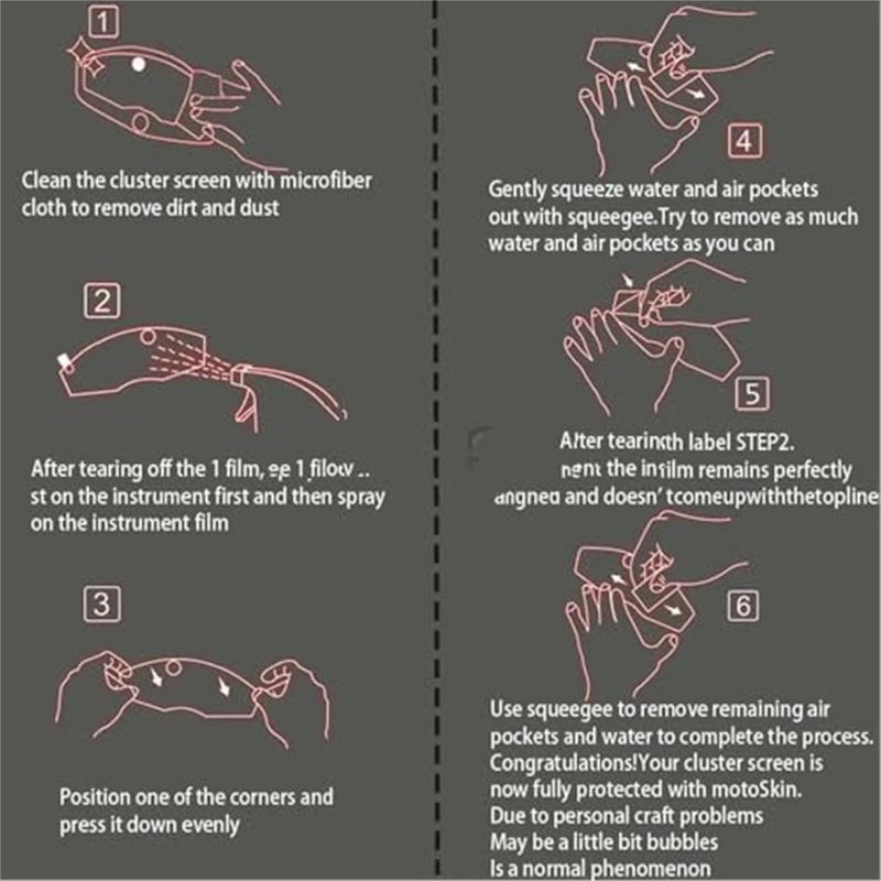 Wivplex Motorcycle Instrument Cluster Screen Protector - Image 3