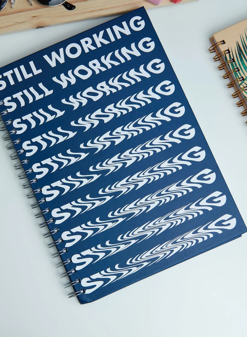 Seventy Five A4 Still Working Notebook