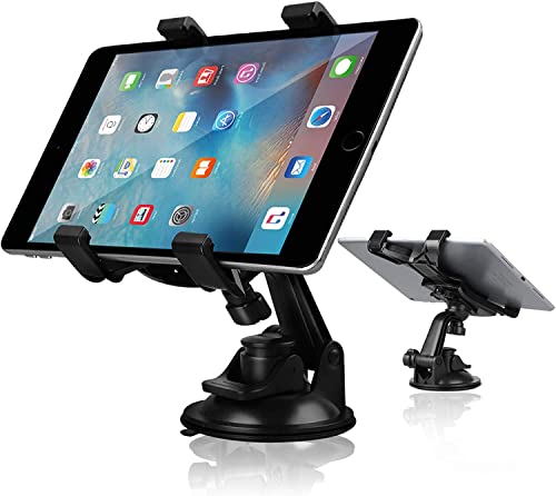 Linkstyle Car Tablet Holder, Suction Cup iPad Holder Dashboard Windshield Car Mount for 7-10.5in Tablets - Image 1