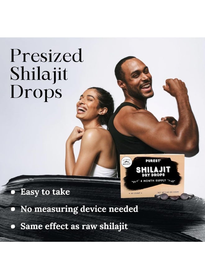 بيور هيمالايا شيلاجيت قطرات شيلاجيت الجافة - 120 قطعة - Image 2