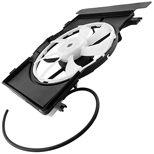 Boxi مجموعة مروحة تبريد مكثف رادياتير BOXI تناسب تويوتا يارس 2007 2008 2009 2010 2011 2012 2013 2014 هاتشباك / سيدان 16711-21110 620-549 621620 - Image 3