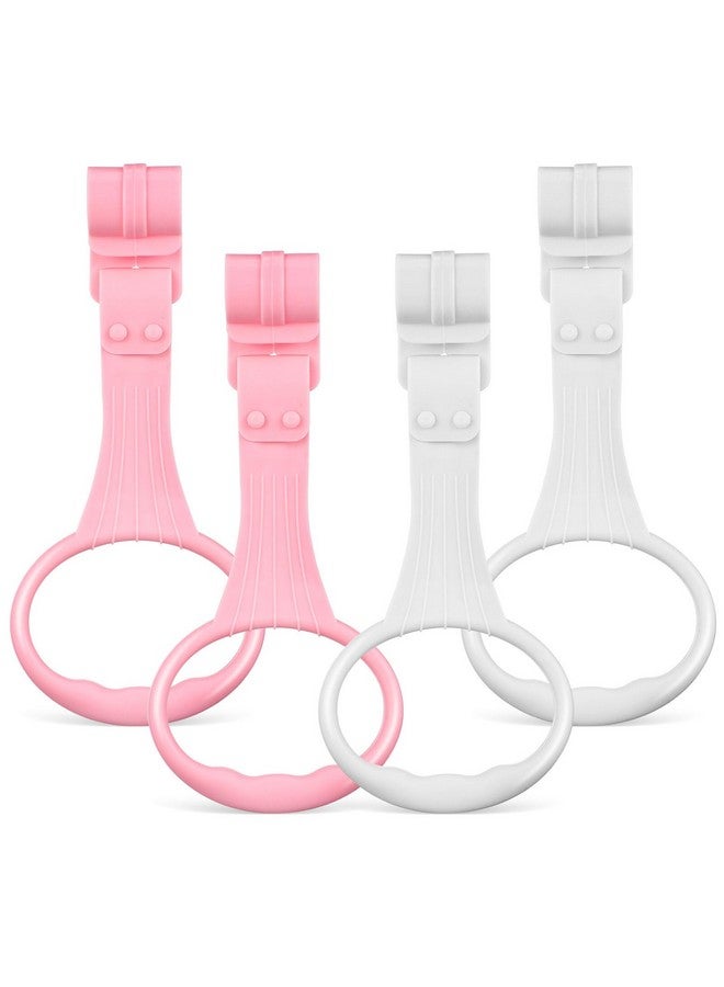 Toyvian Baby Pull up Rings: 4 Pcs Pullups Handles for Baby Playpen - Infant Pull to Stand Toys Crib Walking Assistant Rings - Image 1