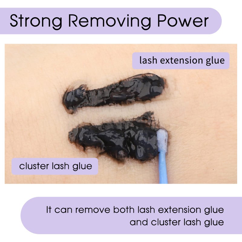 WENDY LASHES Lash Remover For Lash extensions/Lash Clusters Cream Lash Glue Remover 10g Effectively| Low Irritation for Sensitive Skin Lash Extension Remover Easy Removal of Indicidual Lashes Glue Remover(Rose) - Image 4