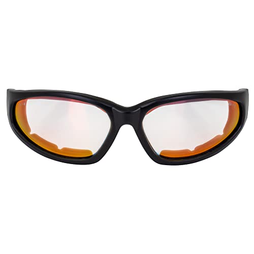 Global Vision نظارات جلوبال فيجن 24 هيرك 1 بلس 24 نظارات شمسية مضادة للضباب، عدسات حمراء فوتوكرومية، سوداء - Image 4