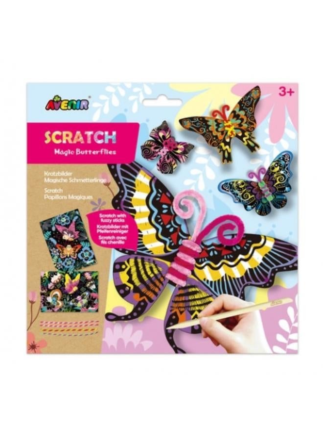 أفينير خدش الفراشات مع أعواد مضيئة