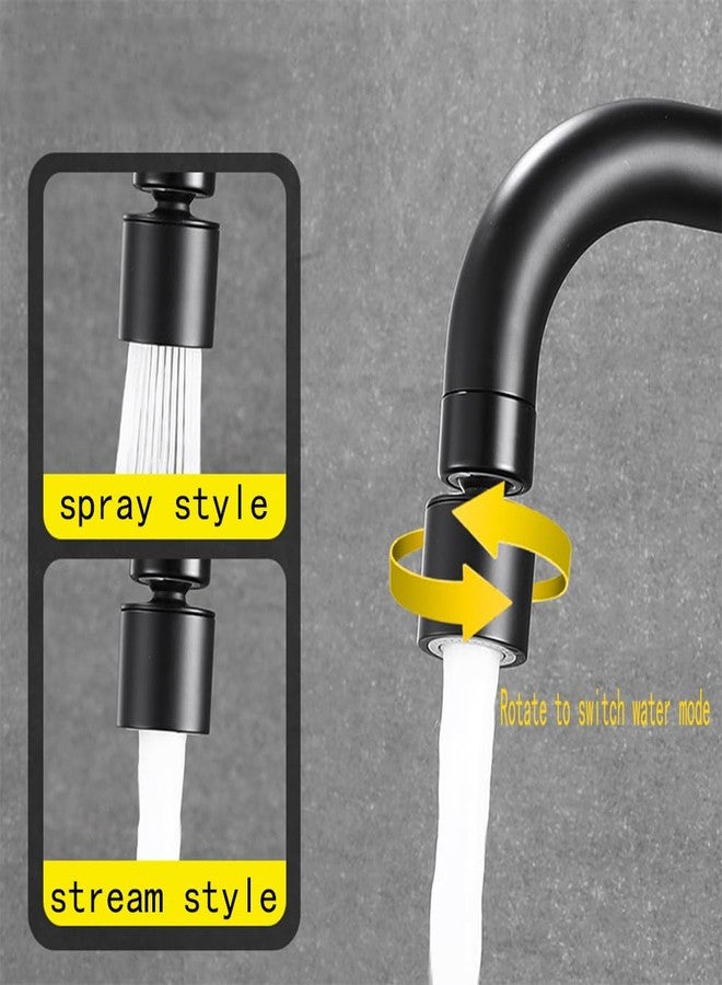 Weirun Folding 360 Degree Rotation Single Handle Basin Sink Faucet Mixer Tap for Kitchen Bathroom Home Caravan Yacht Boat Camping RV, Matte Black - Image 4