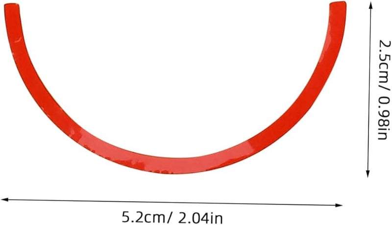 3 أوراق ملصقات تعريفية لمقياس الضغط اللاصق سهلة التركيب - Image 3