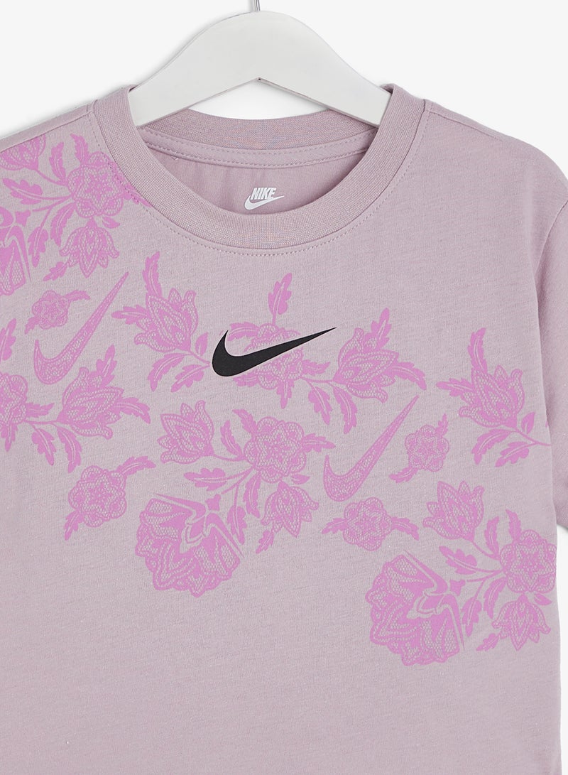 Nike Kids Lace It Up Boxy T-Shirt - Image 3