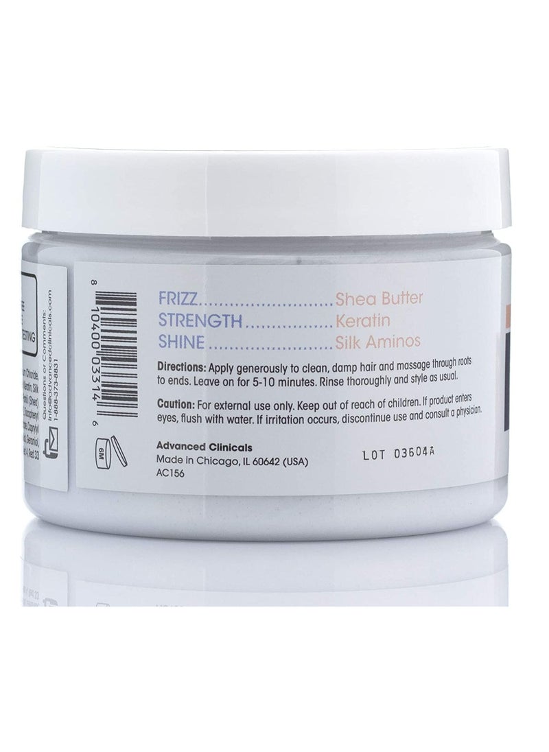 Advanced Clinicals - Advanced Clinicals Keratin Hair Treatment Mask (12oz) - Image 1
