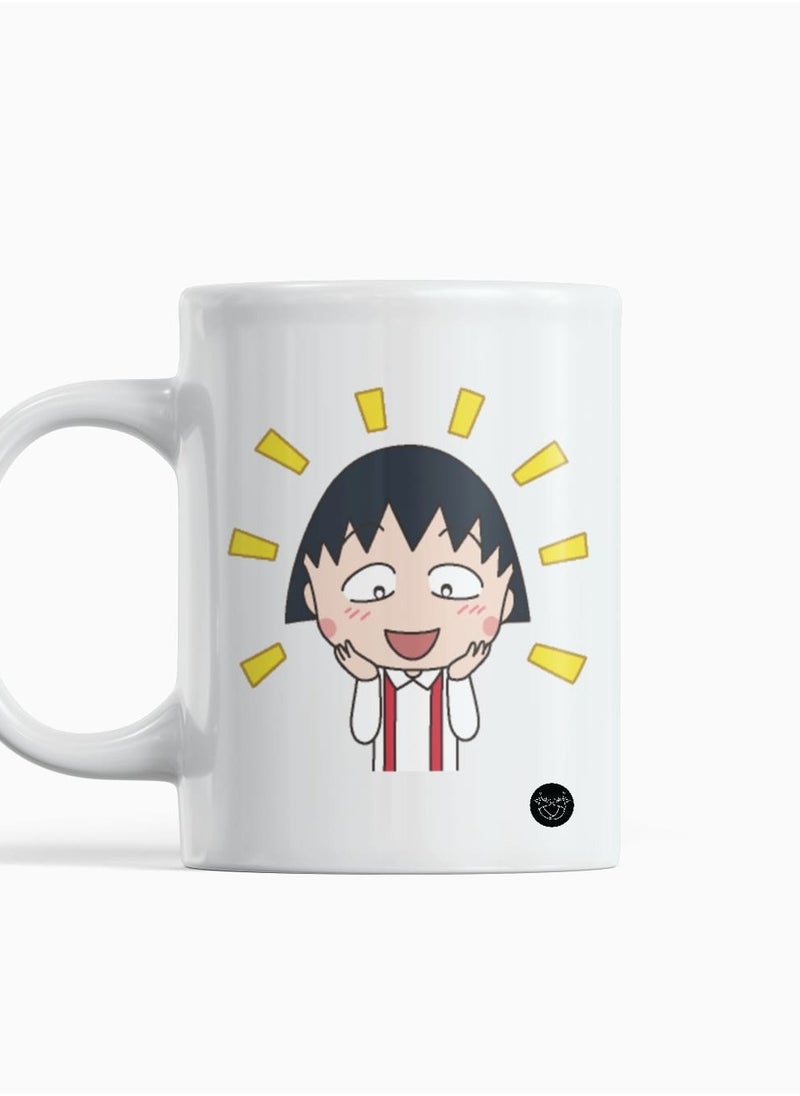 Reeman Design White mug with Maruko design 