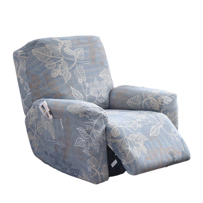 ECOANCHENG RECLINER SLIPCOVERS 4PIECES LAZYBOY RECLINER COVERS RECLINER COUCH COVERS RECLINER CHAIR COVER NON SLIP RECLINING SLIPCOVERS WITH STORAGE POCKETS FURNITURE PROTECTOR FOR LIVING ROOM