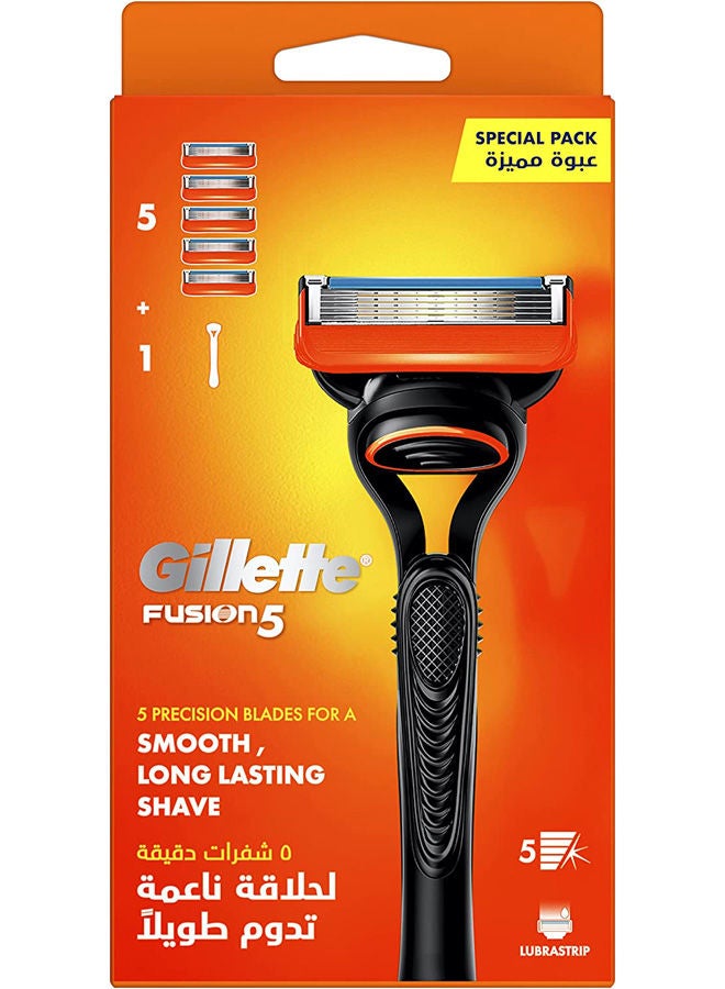 Gillette مقبض فيوجن + 5 شفرات - Image 1