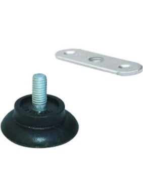 A-design AS Design Small Bingo Black Foot M8 + Connection Plate (Pack of 4) 