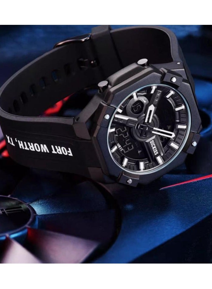 Dickies Student Waterproof Night Light Dual Display Multifunctional Sports Watch - Image 2