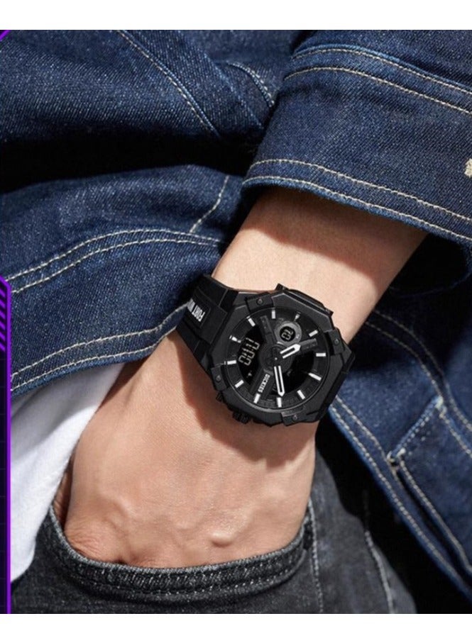 Dickies Student Waterproof Night Light Dual Display Multifunctional Sports Watch - Image 3