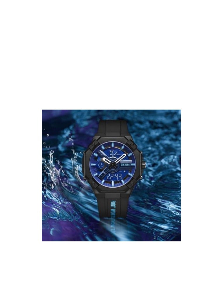 Dickies Student Waterproof Night Light Dual Display Multifunctional Sports Watch - Image 4