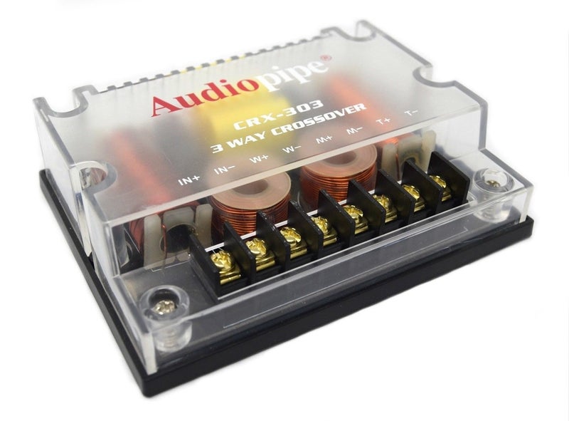 Audiopipe 2 Pack 4 Ohm 3 Way Passive Crossover 300 Watts Passive Car Audio Tweeter CRX-303 - Image 4