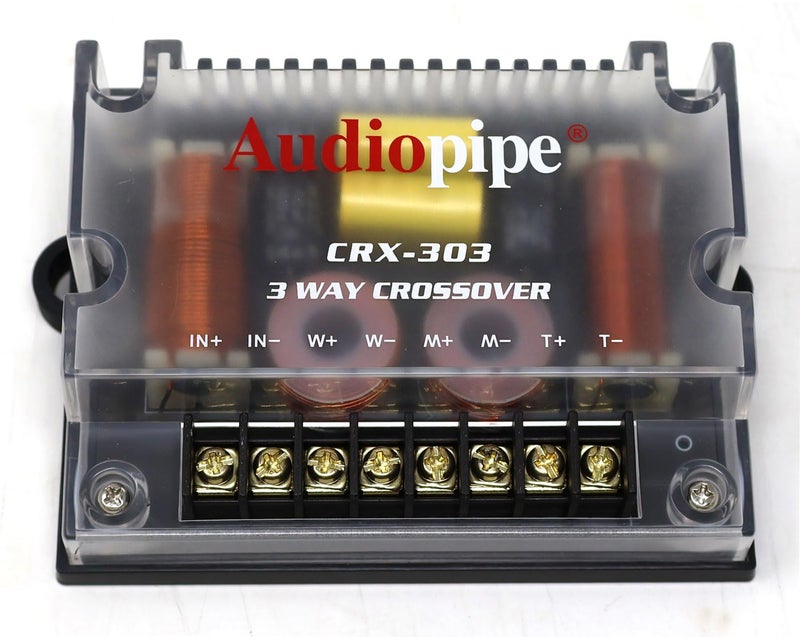 Audiopipe 2 Pack 4 Ohm 3 Way Passive Crossover 300 Watts Passive Car Audio Tweeter CRX-303 - Image 5