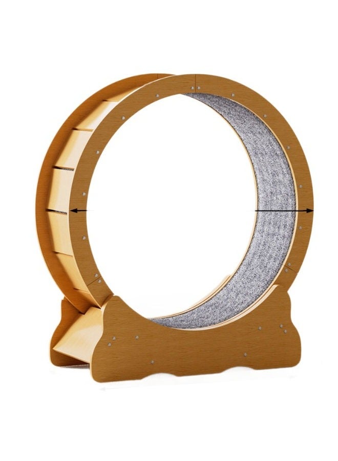 KLNAMAEAAN Cat Exercise Wheel for Indoor Cat, Cat Running Wheel with Carpeted Runway, Cat Sport Treadmill Wheel for Longer Life, Fitness Weight Loss Device - Image 1
