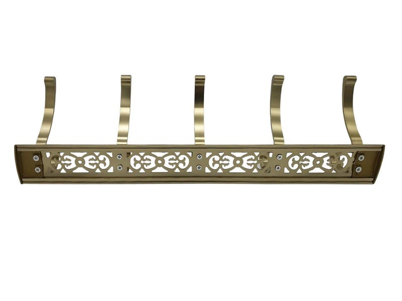 FEELING MALL 5 Hook Bathroom hangings Gold Towel Rack Clothes Hook Bathroom Accessories 2 pcs - Image 2