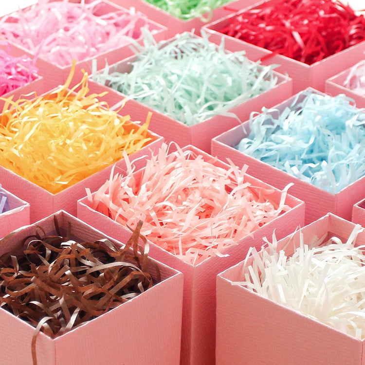 100G Shredded Paper Fillet Fillet Filling Candy Box Gift Box Decoration Filling Color Paper Silk - Image 4