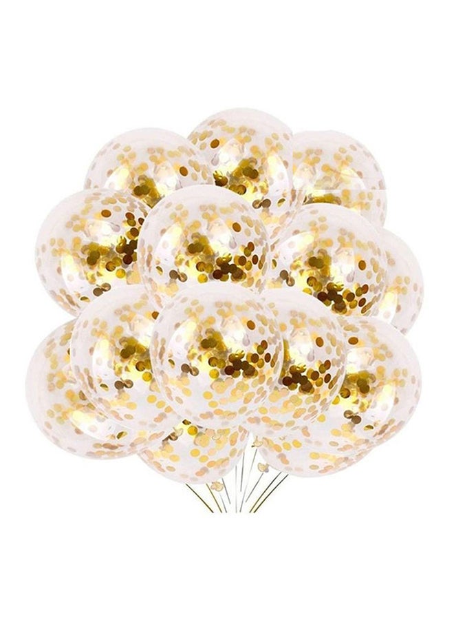 أوربان يوتيلتي بالونات بنقاط قصاصاتٍ ورقية ذهبية من 50 قطعة - Image 1