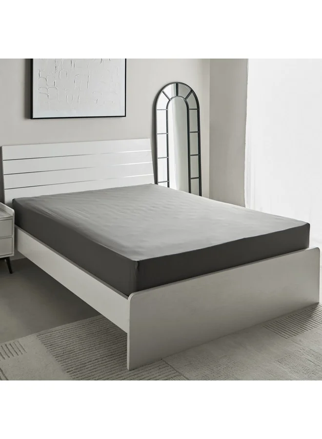 Home Box Essential Cotton Queen Fitted Sheet 200 x 36 x 150 cm