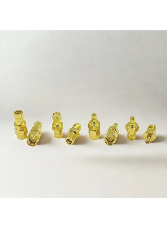 8pcs SMA to SMB RF Coaxial Connectors 50 Ohm Gold Plated Low Loss - Image 5