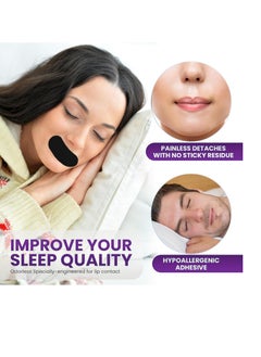 Rightsure Lip Sleep Patches, 100 pieces of sleep mouth patches to relieve snoring and improve sleep quality  - Image 5