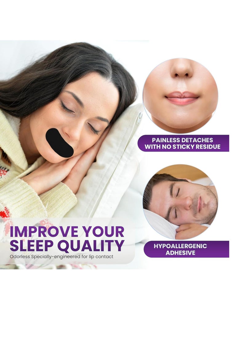 Rightsure Lip Sleep Patches, 100 pieces of sleep mouth patches to relieve snoring and improve sleep quality  - Image 5