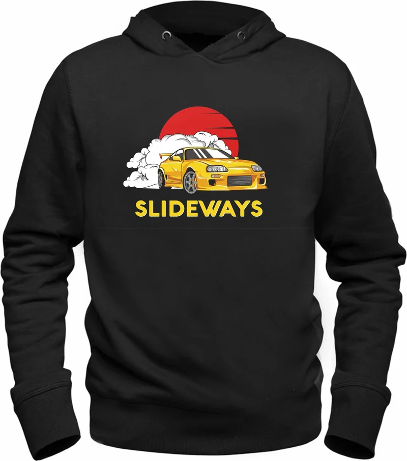 Alfa Tshirt Car Nissan Design Printed Black Sweatshirt