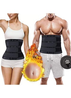 Arabest Mens Waist Trainer, Workout Waist Trainer Neoprene Corset Sauna Sweat Belt, Tummy Control Shapewear Waist Trimmer Belt for Fitness Body Shaper, Black, XL  - Image 1