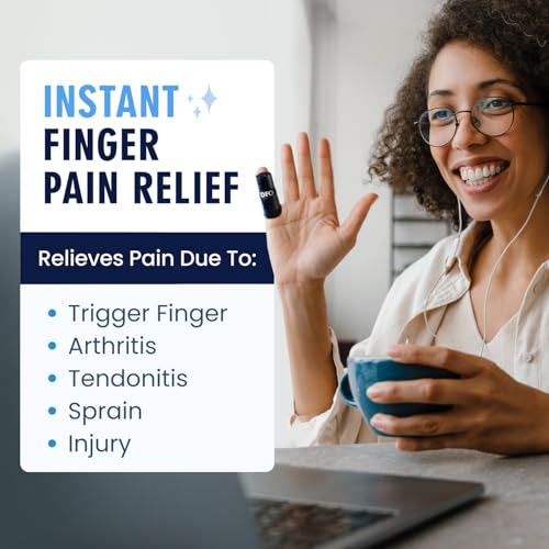 Dr. Frederick's Original Trigger Finger Splint - Mallet Splint & Brace for Arthritis, Injury, & Sprain - Fits Index, Middle, & Ring Fingers - Adjustable for All-Day Comfort - Doctor-Developed (Small) - Image 2