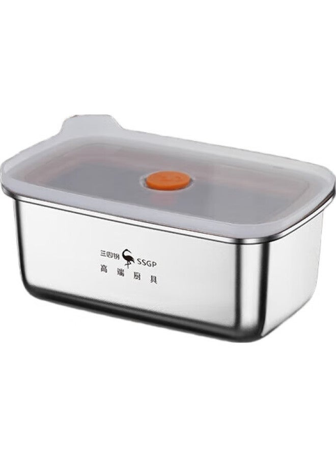 SSGP Sanli Steel Food Storage Container, 316 Stainless Steel, Refrigerator Fruit Storage Box, Sealed Moisture-Proof, 1000Ml, No. 1 Member Store - Image 3