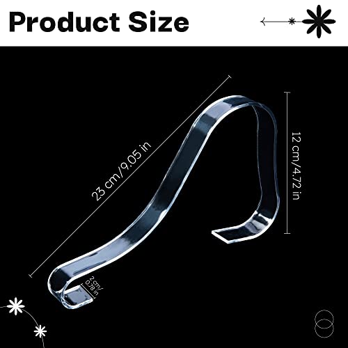 TXIN 10 Pcs/5 Pairs Acrylic Clear Sandal Shoes Display Stand Inserts Holders Shoe Display Rack Shoe Support For Women's Shoes - Image 2