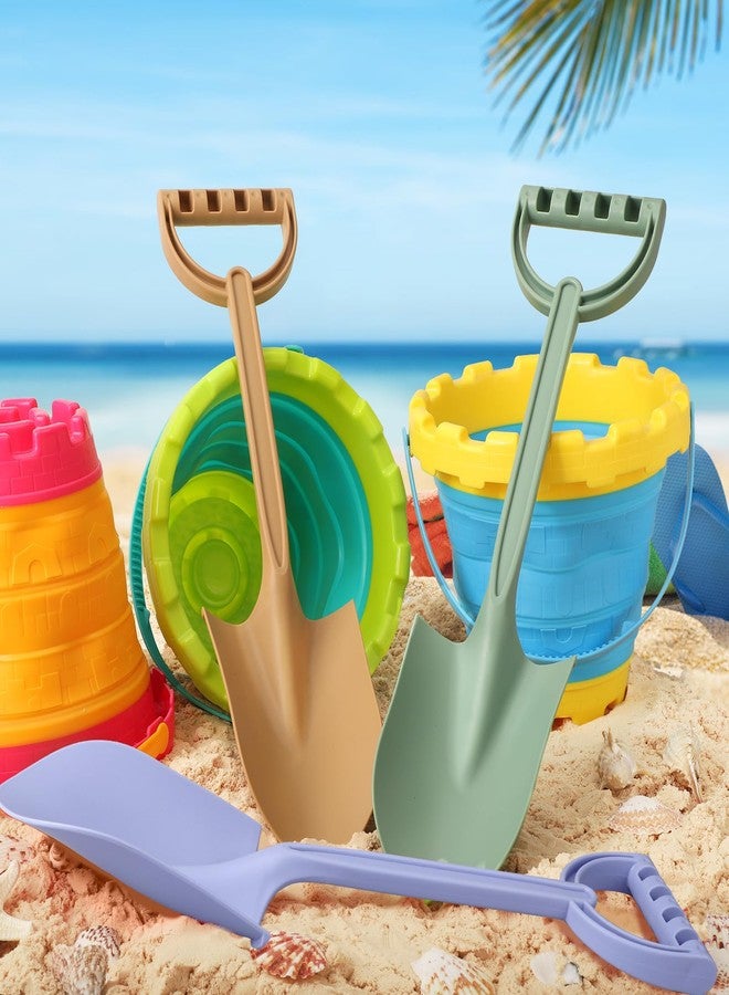 Anzmtosn 16 Inch Beach Toy Shovels, Sand Spade Shovel Toys for Kids Adults, Solid Sand Toy- Sandbox Kit,Outdoor, Snow Scoop, Planting Tools Gadget for Boys Girls, Digging, Gardening Travel 3 Pack - Image 5