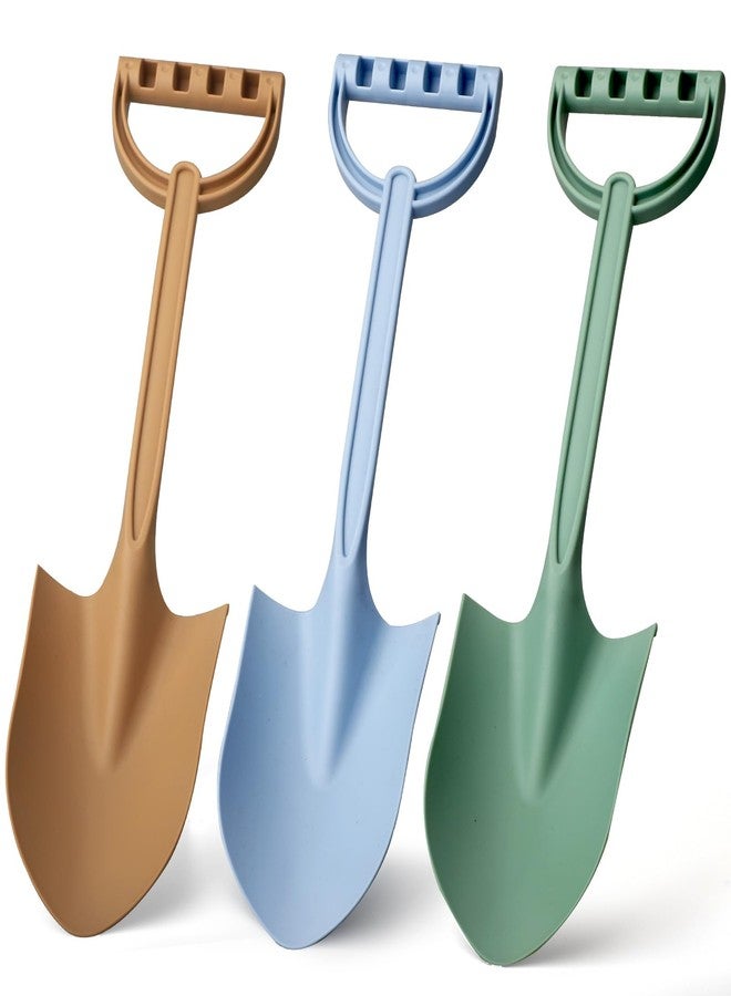 Anzmtosn 16 Inch Beach Toy Shovels, Sand Spade Shovel Toys for Kids Adults, Solid Sand Toy- Sandbox Kit,Outdoor, Snow Scoop, Planting Tools Gadget for Boys Girls, Digging, Gardening Travel 3 Pack - Image 1