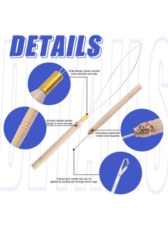 Glarks Larks 574Pcs Hair Extension Tools Kit Including 4 Colors Micro Ring Links Beads Micro Beads Plier Hook Needle Pulling Loop Hair Extension Plier Duckbill Hair Clips Combs Mini Rubber Bands  - Image 5
