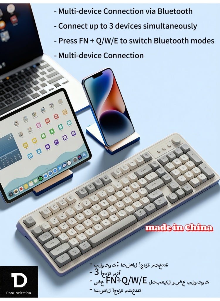 dual-mode 2.4 GHz and Bluetooth keyboard and mouse - Image 2