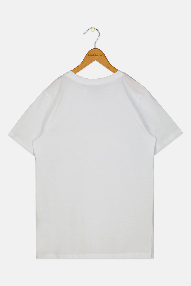 PUMA Kids Boy Sportswear Fit Short Sleeve Outdoor T-Shirt, White - Image 2