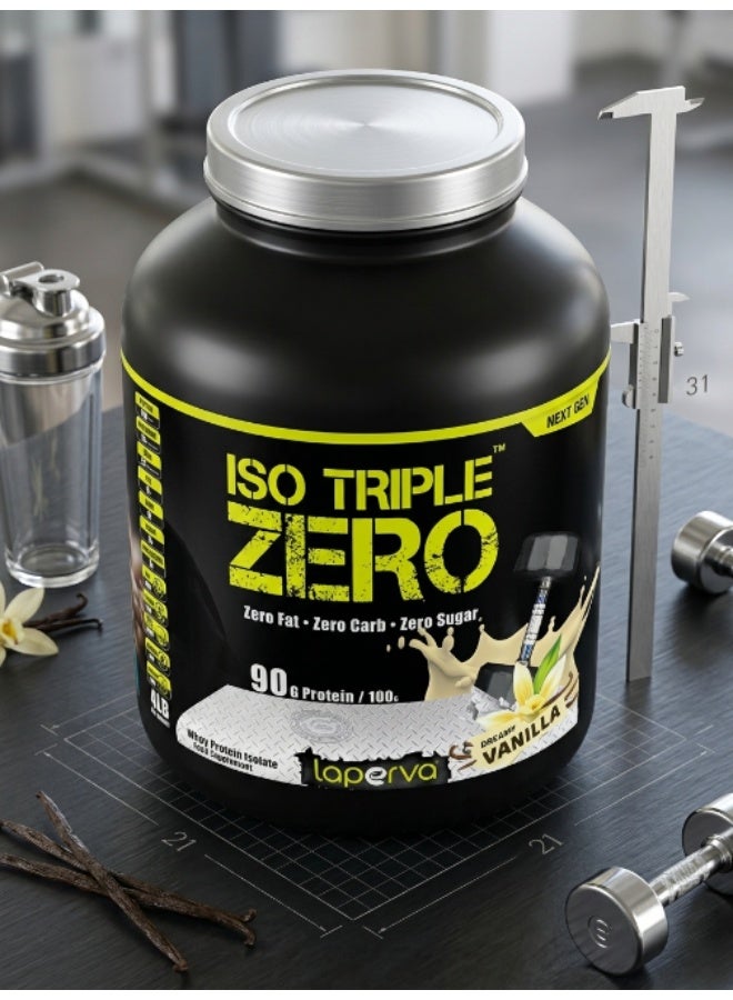 Laperva Iso Triple Zero Next Generation Whey Protein Dreamy Vanilla 4 LB, High Protein Sports Nutrition Powder, Zero Sugar, Zero Fat, Zero Carbs, Soy Free, Gluten Free, Lactose Free, Low Carb Diet Friendly - Image 5
