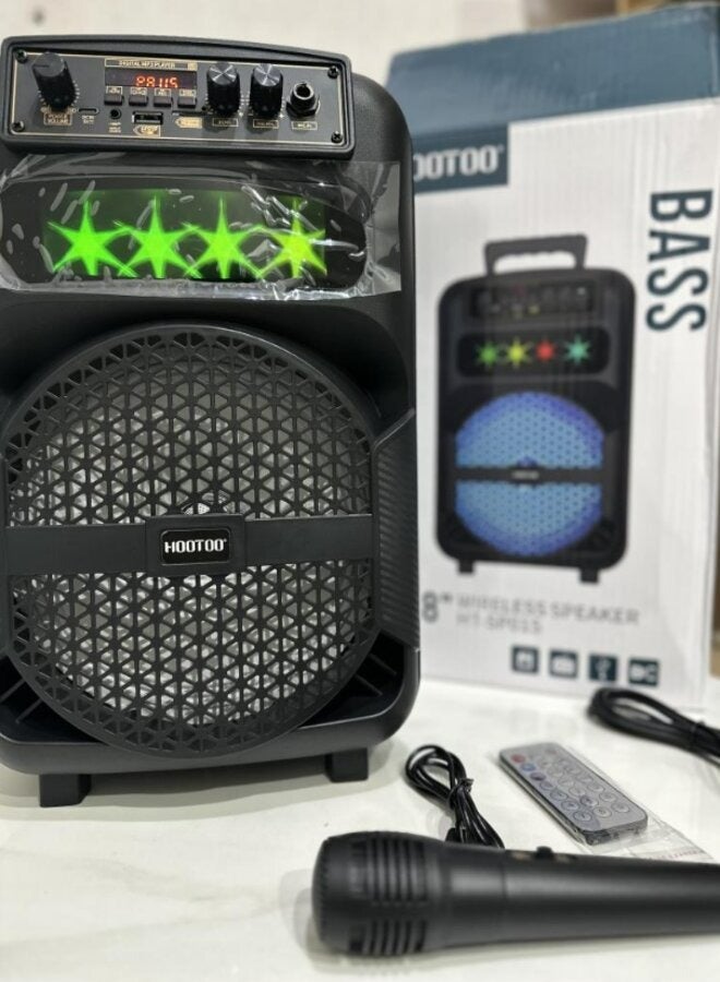 هوتو مكبر صوت لاسلكي HT-SP015 مقاس 8 بوصات - Image 3