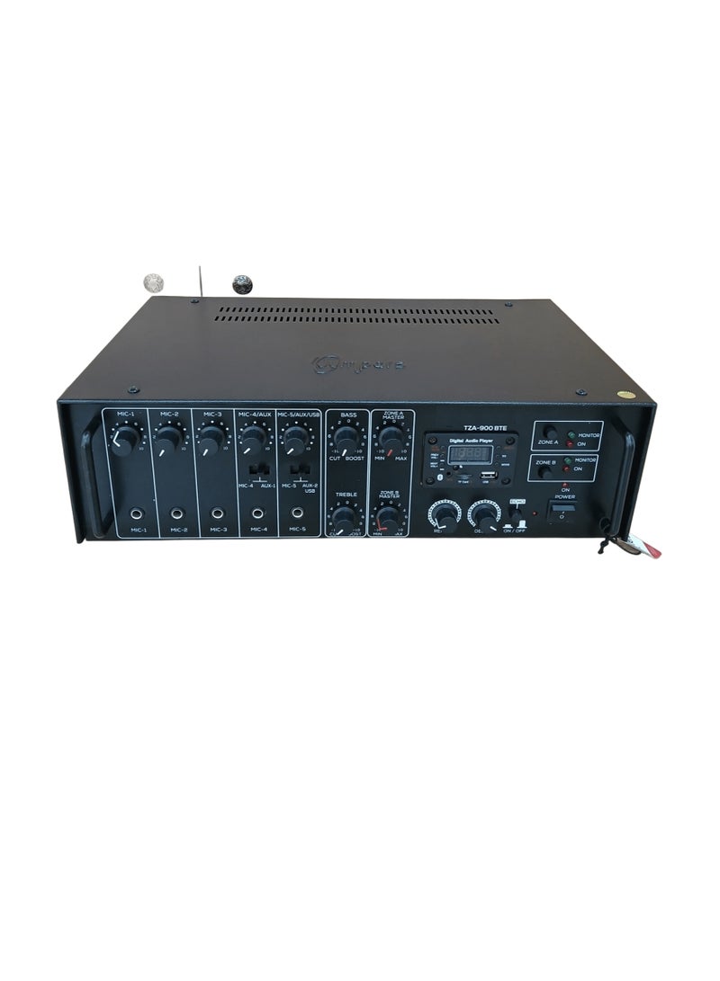 Generic Two Zone PA Amplifier TZA-900 BTE (45W + 45RMS) 