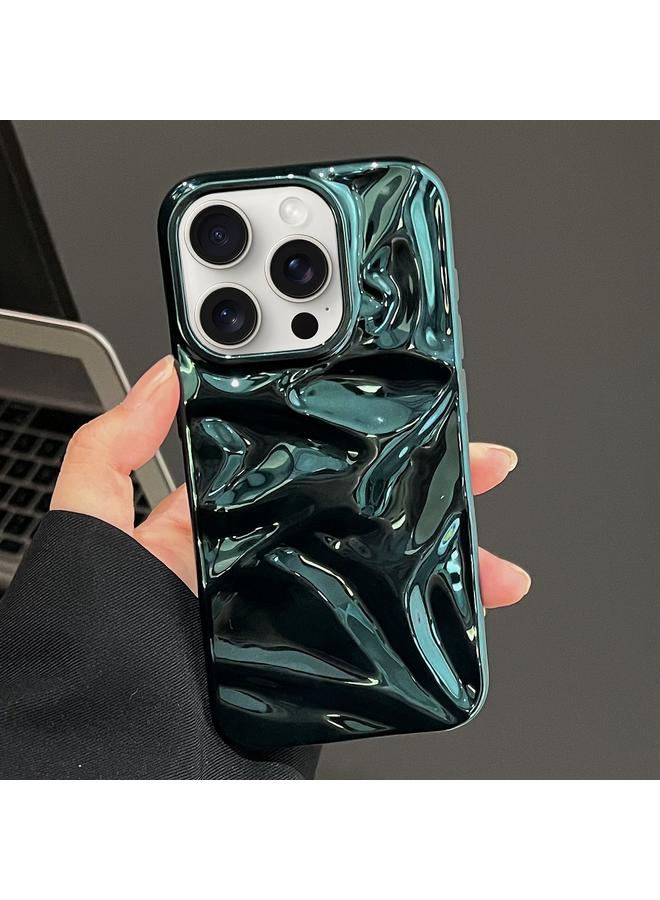 اس-توب جراب لهاتف iPhone 15 Pro مصنوع من مادة TPU المطلية بالكهرباء والمتموجة المائية - Image 1