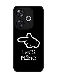 Stylizedd Rugged Black edge case for Xiaomi Poco F6 / Xiaomi Redmi Turbo 3, Slim fit Soft Case Flexible Anti Drop TPU Gel Thin Cover -  He's mine  - Image 1