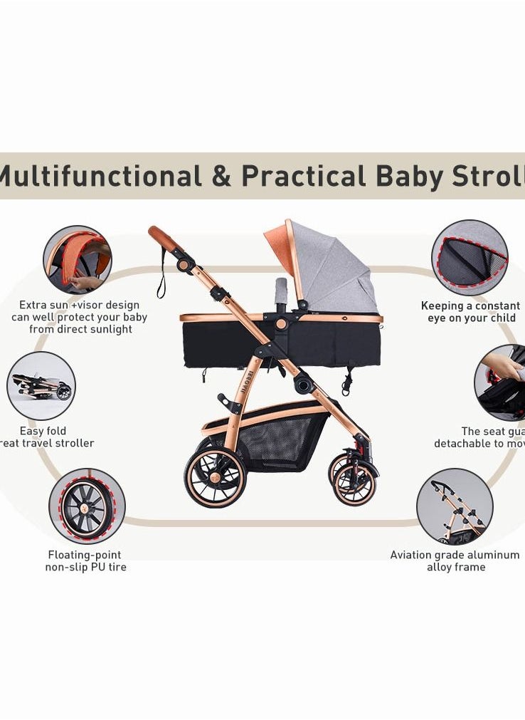 Lightweight Travel Stroller - Compact Umbrella Stroller, Newborn Stroller with Canopy/T Bumper - pzsku/ZD05AB91611BB82B2A55DZ/45/_/1656644778/086db02e-bd29-44fb-91a3-8a83ea659f03