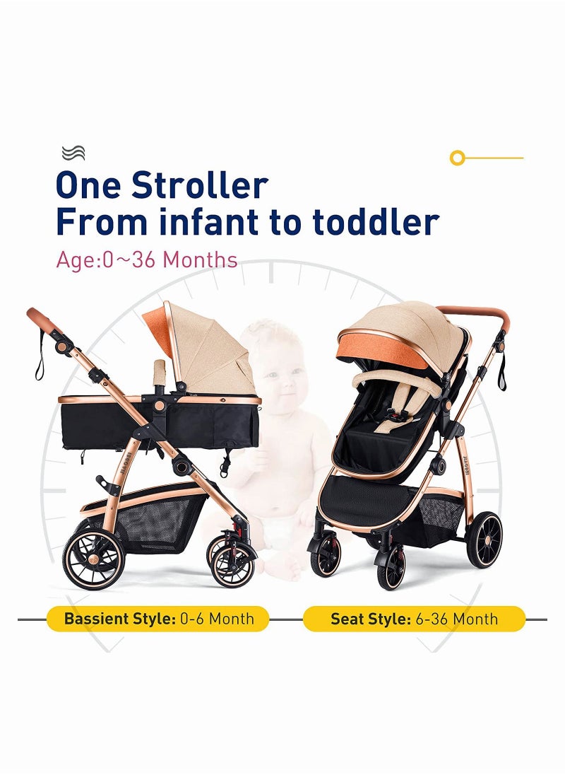 Lightweight Travel Stroller - Compact Umbrella Stroller, Newborn Stroller with Canopy/T Bumper - pzsku/ZD05AB91611BB82B2A55DZ/45/_/1656644778/5022fce8-8185-48ec-9770-d796b6711b8a