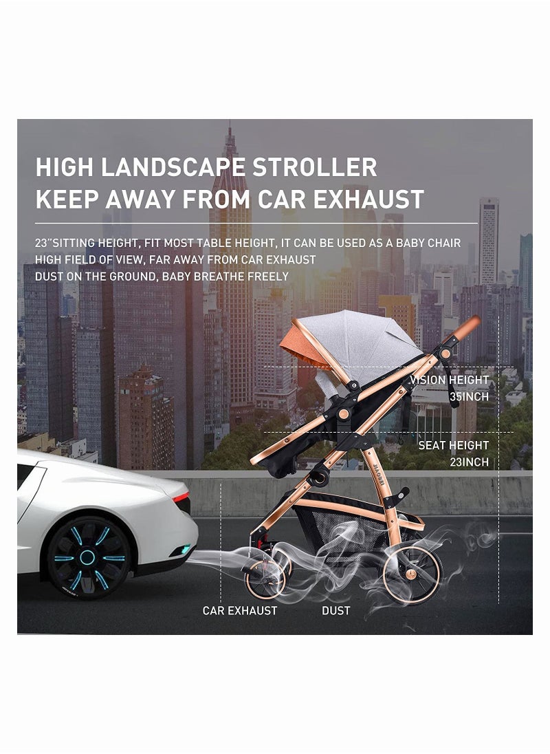 Lightweight Travel Stroller - Compact Umbrella Stroller, Newborn Stroller with Canopy/T Bumper - pzsku/ZD05AB91611BB82B2A55DZ/45/_/1656644778/a12cb030-8358-4a1c-aea4-a5b096c4c8fd